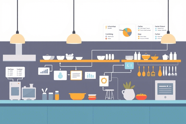 餐饮门店生产管理系统图怎么做？如何高效搭建门店运营核心流程图？