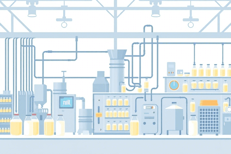 牛奶厂生产管理系统图怎么做？如何设计高效透明的乳制品生产流程？