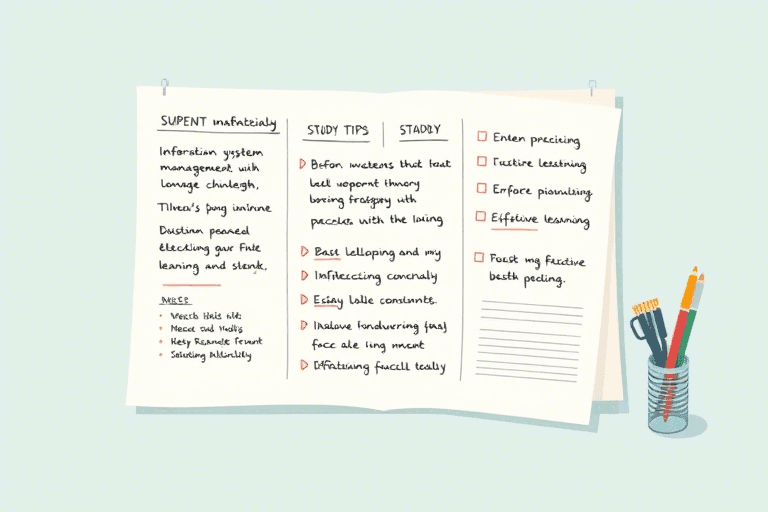 信息系统管理工程师学霸笔记：高效学习方法与实战经验全解析