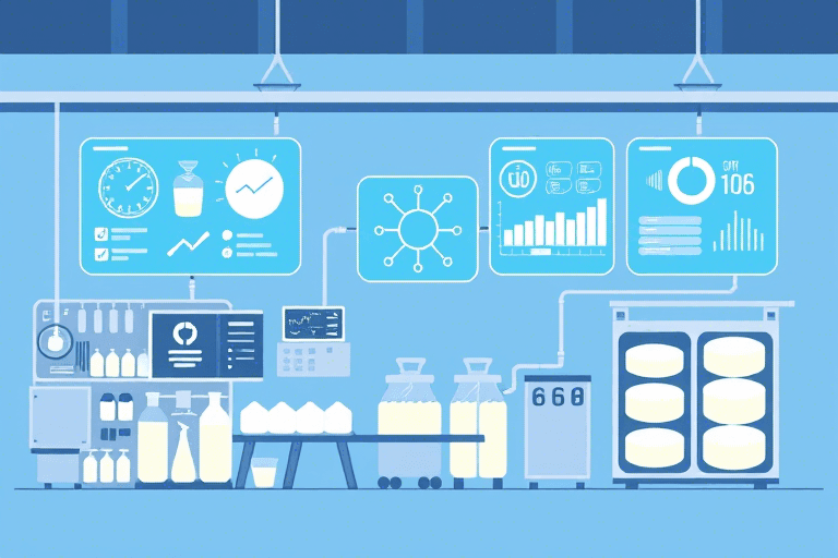 牛奶厂生产管理系统软件如何实现高效生产与质量管控？