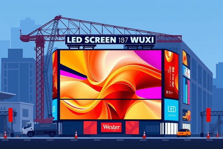 无锡软件led大屏施工怎么做？全流程详解与技术要点解析