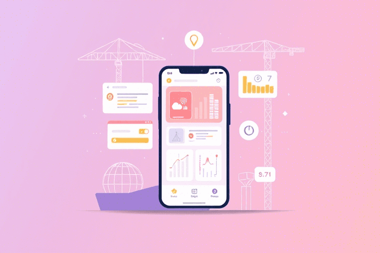 施工日志打卡软件怎么开发？如何实现高效工地管理与数据可视化？