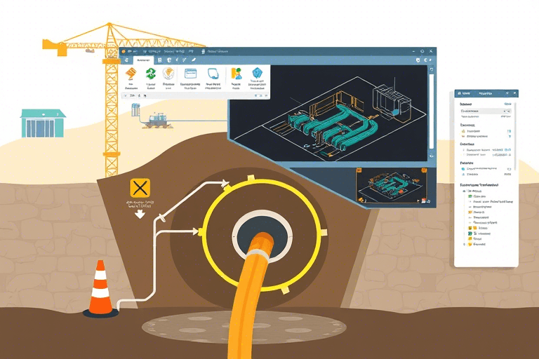 小区管网施工看图纸软件如何提升工程效率与精准度