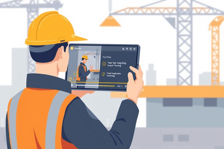 石阶施工视频播放软件怎么做？打造高效专业施工指导工具的完整指南