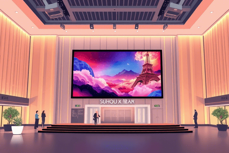 苏州软件led大屏施工怎么做？从设计到安装全流程详解