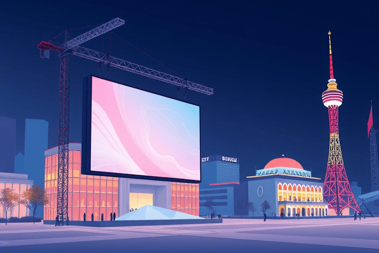 扬州软件led大屏施工如何高效完成？全流程详解与技术要点