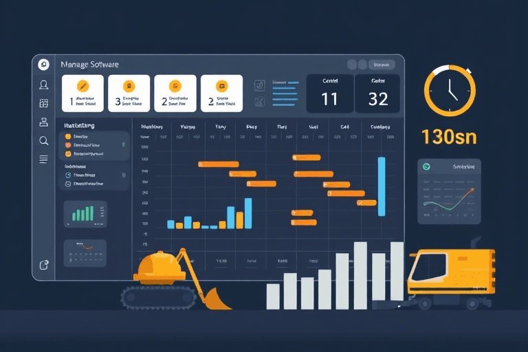 机械化施工管理软件如何提升项目效率与成本控制能力