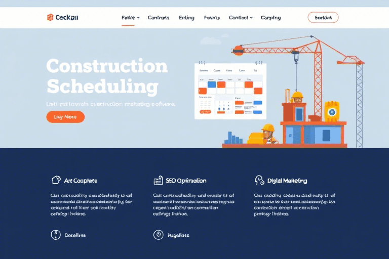 施工进度计划软件官网如何设计才能提升用户体验与转化率