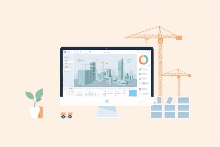 施工软件绘图软件怎么做？如何高效实现建筑项目可视化与协同管理？
