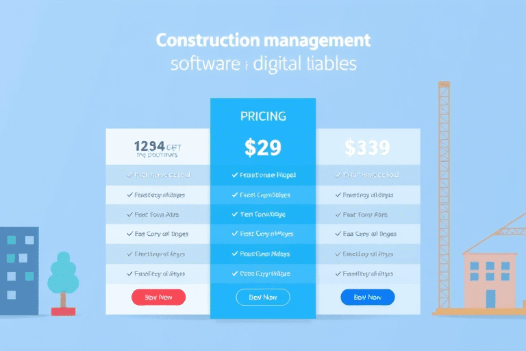 施工管理软件收费标准表：如何制定合理且透明的收费方案？