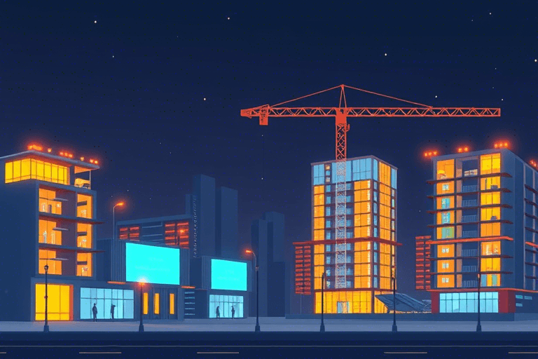 夜景施工软件如何提升项目管理效率与安全监控水平