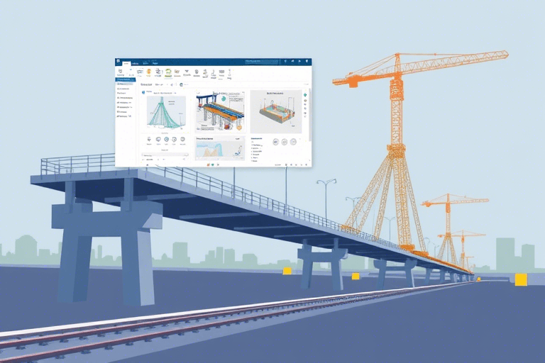 铁桥梁施工软件怎么做？如何打造高效智能的桥梁建设数字化解决方案？