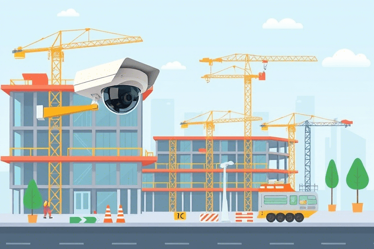 施工相机插画软件怎么做？如何高效实现工地可视化管理与安全监控？