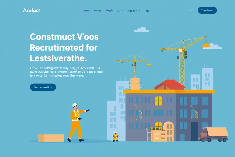 施工企业招聘软件怎么做？如何高效解决建筑行业人才缺口问题？
