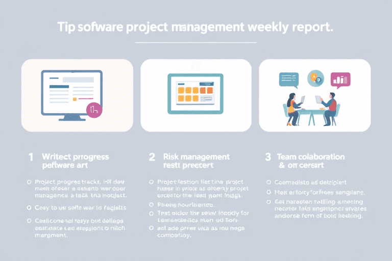 软件项目施工周报怎么做才能高效反映进度与问题？