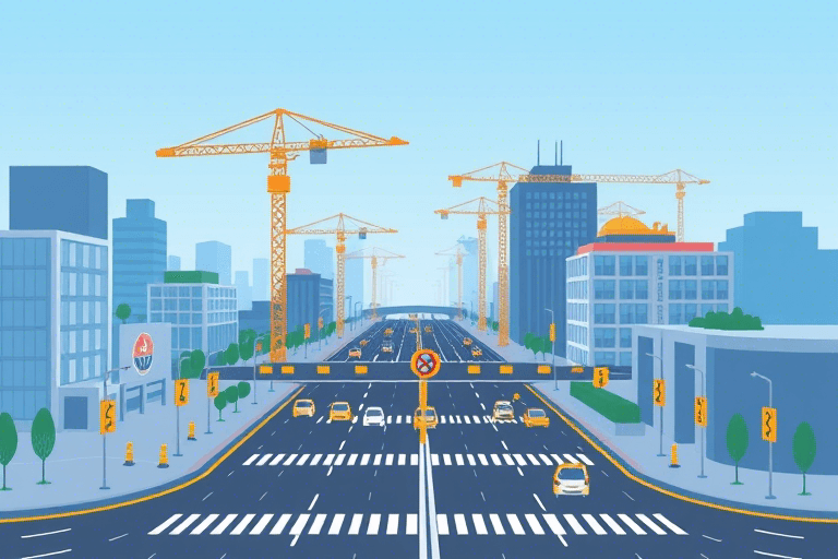 南京软件大道施工如何高效推进？关键策略与市民影响全解析