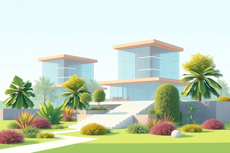 花草施工仿真软件如何实现高效精准的园林景观设计与施工模拟？