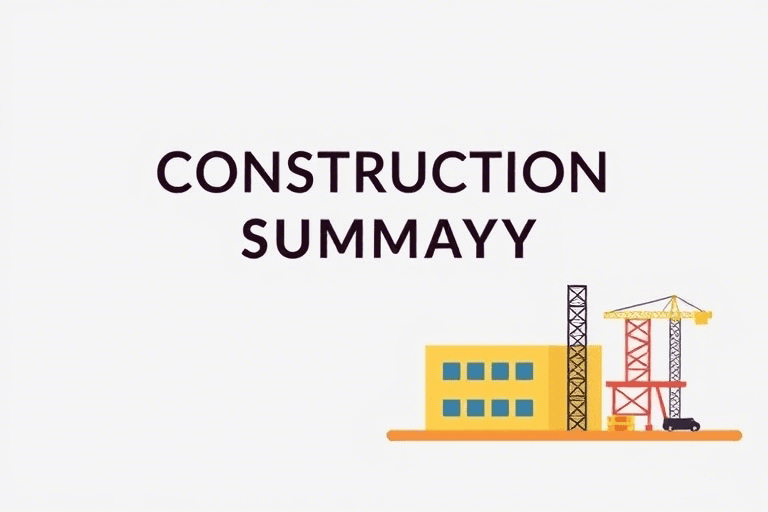 施工总结模板制作软件怎么做？如何高效生成专业施工总结文档？