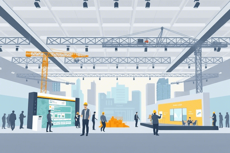 布展施工设计与软件如何协同提升展会项目效率与质量