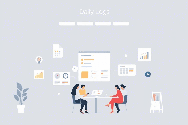 软件施工日志模板怎么设计才能高效记录项目进展？