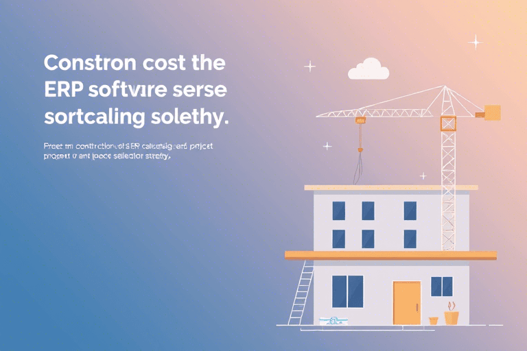 施工项目ERP软件费用怎么算？如何选择性价比最高的解决方案？