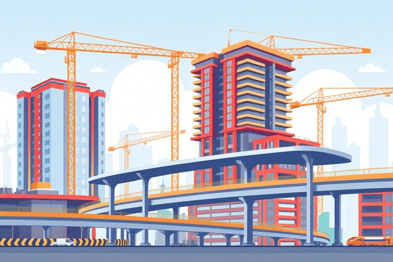 立交桥施工软件如何助力高效精准建造？揭秘智能工程管理新方案