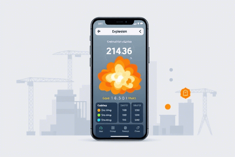 爆破施工计算软件app如何设计与开发？提升工程效率的关键工具