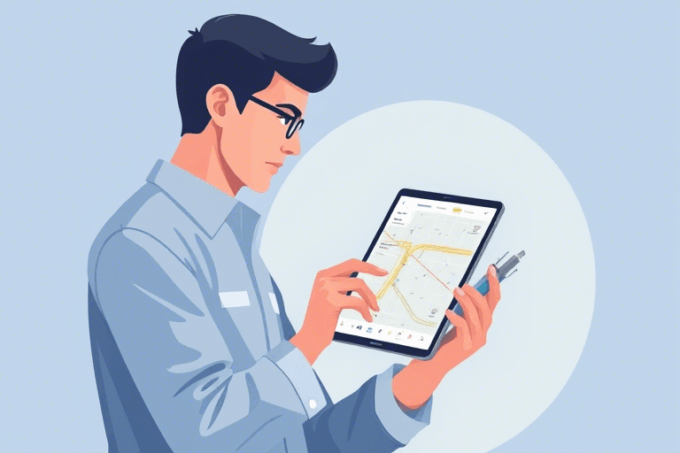 光缆施工手机绘图软件怎么做？如何用手机高效完成光缆线路设计与施工标注？