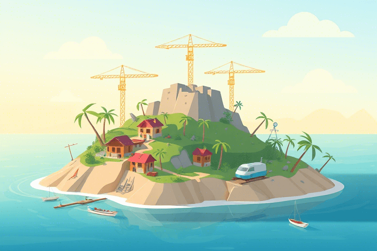 动森地面施工软件怎么做？如何用专业工具打造梦幻岛屿景观设计？