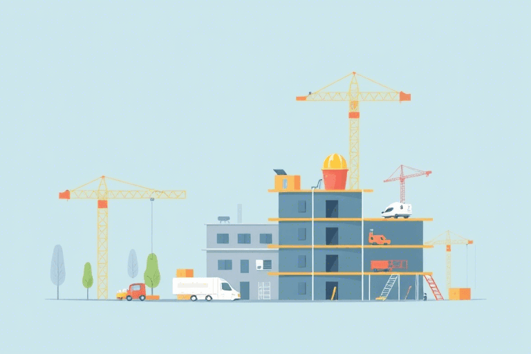 软件流程施工比喻图：如何用建筑蓝图思维优化开发流程