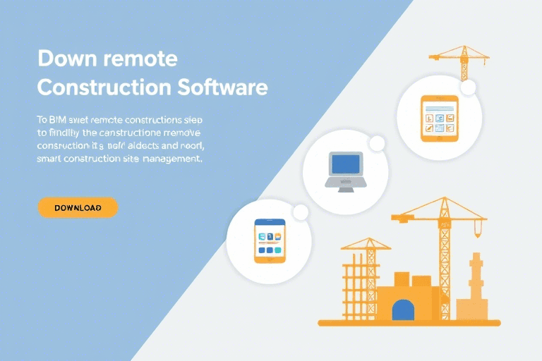 如何安全高效地远程操作施工软件下载与安装？