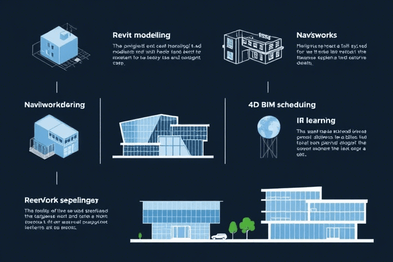 BIM施工学什么软件？掌握这些工具提升项目效率与质量