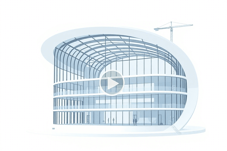 弧形施工视频讲解软件如何实现高效精准的工程可视化展示