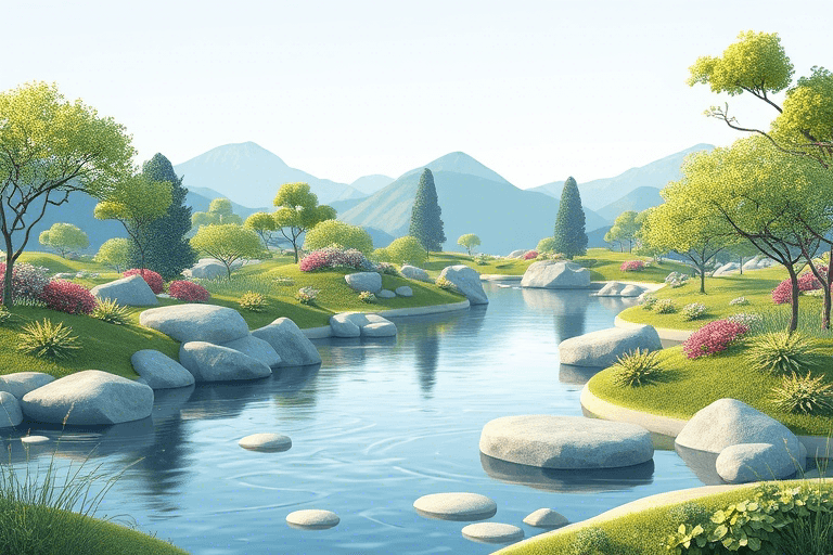 水景施工模拟软件如何助力高效精准的园林景观工程落地？