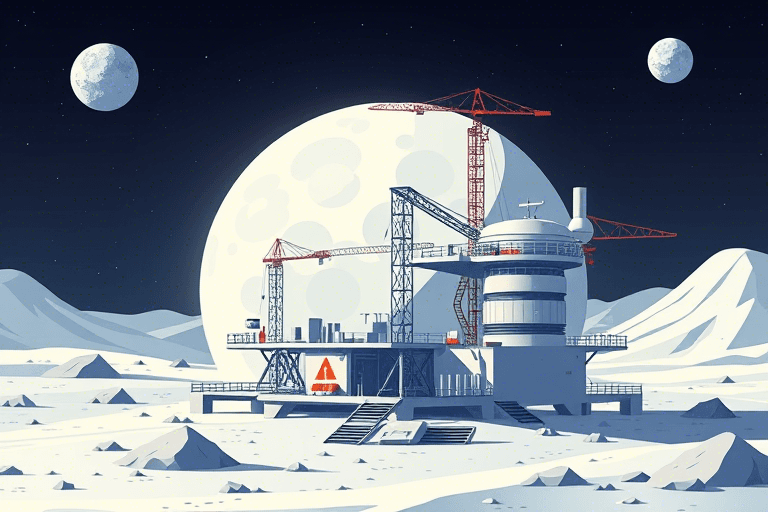 月球建筑模拟施工软件怎么做？如何构建未来月球基地的数字孪生系统？