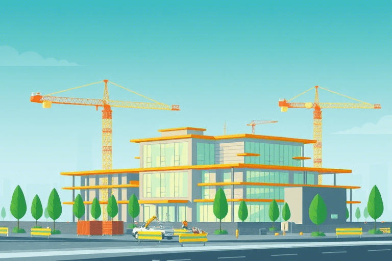 软件园施工案例：如何高效完成复杂园区建设？