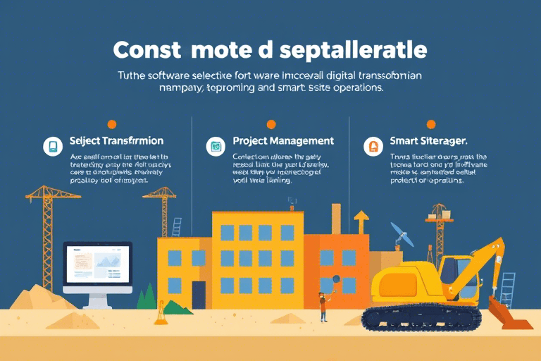 建筑施工企业购买软件：如何选择适合自身发展的数字化解决方案