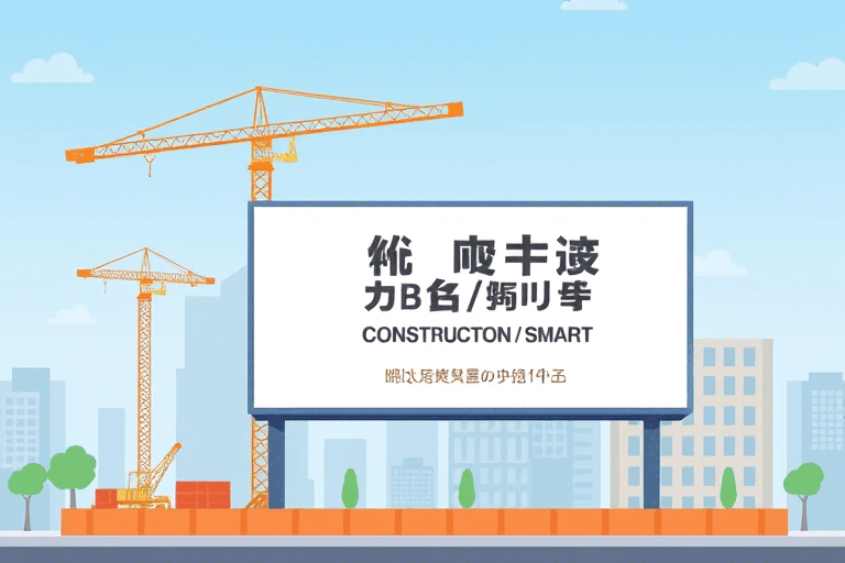 广州施工标牌设计软件如何助力高效工地管理与安全合规