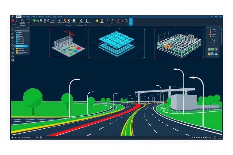 道路施工图纸软件怎么用？如何高效完成道路设计与施工图绘制？