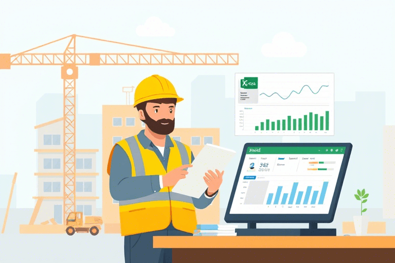 Excel施工用工软件怎么做？如何用Excel高效管理工地人员与工时？