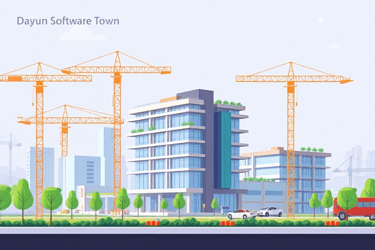 大运软件小镇施工如何高效推进？揭秘智慧工地管理新实践