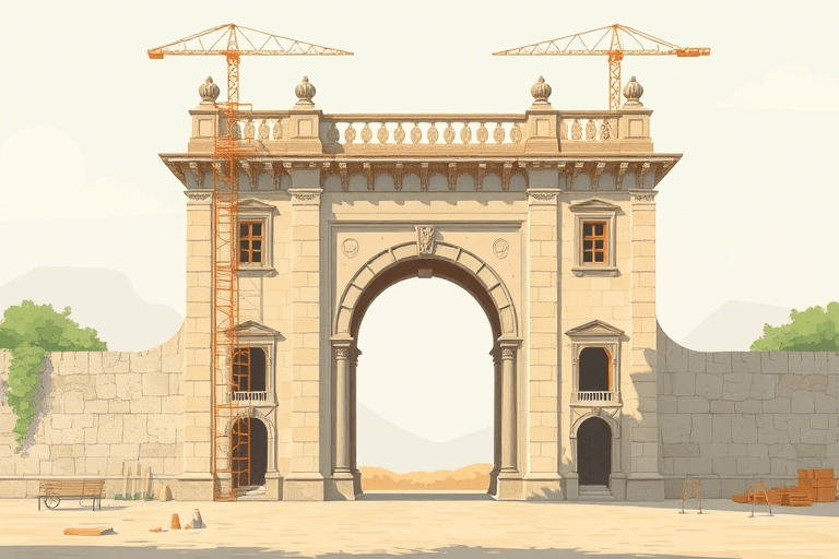 仿古门楼施工画图软件怎么做？如何实现高效精准的古建施工设计？