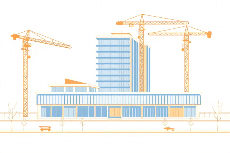 郑州鲲鹏软件小镇施工如何高效推进？揭秘数字化建造与绿色智慧工地实践