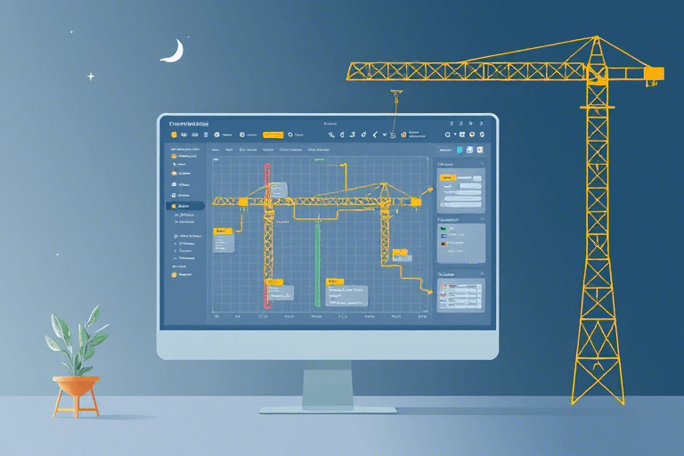 施工网络计画图软件如何助力项目管理？高效编制与动态优化全解析