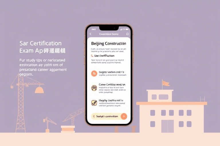 北京施工员考试软件怎么选？如何高效备考并顺利通过？