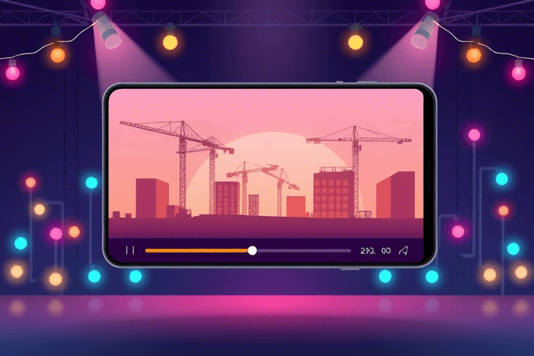 彩灯施工视频播放软件怎么做？如何高效实现专业级视频播放与施工管理功能？