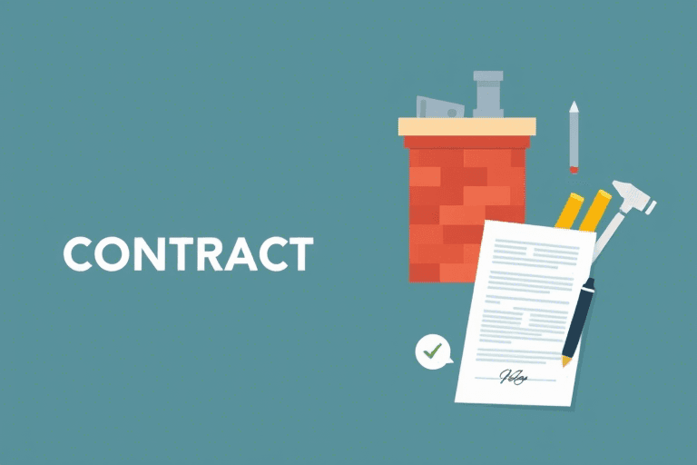 烟囱施工合同封面软件怎么设计才能高效规范？