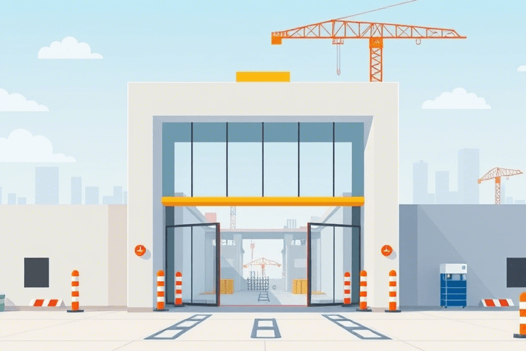 工地门头施工算法软件怎么做？如何提升施工效率与安全性？