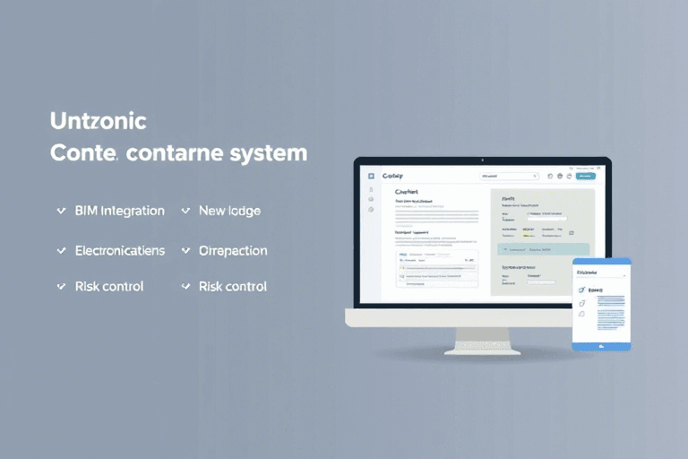 施工合同用什么软件编制？这些专业工具让工程管理更高效
