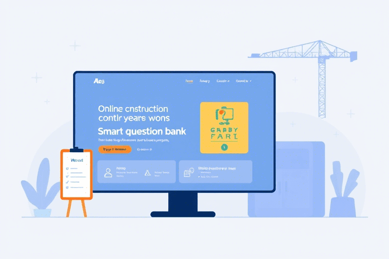 施工考试方面的软件如何设计才能高效提升备考效率？